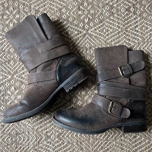 Rampage  Women's Moto Boot, Mid Calf, Low heel, Size 7.5